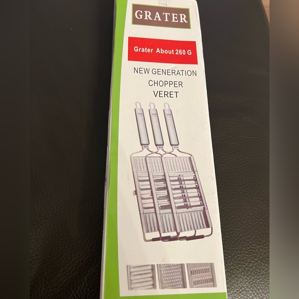 Grater chopper set